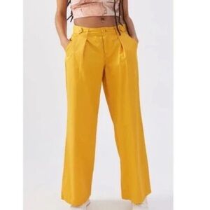 BDG Yellow Wide-Leg Pants